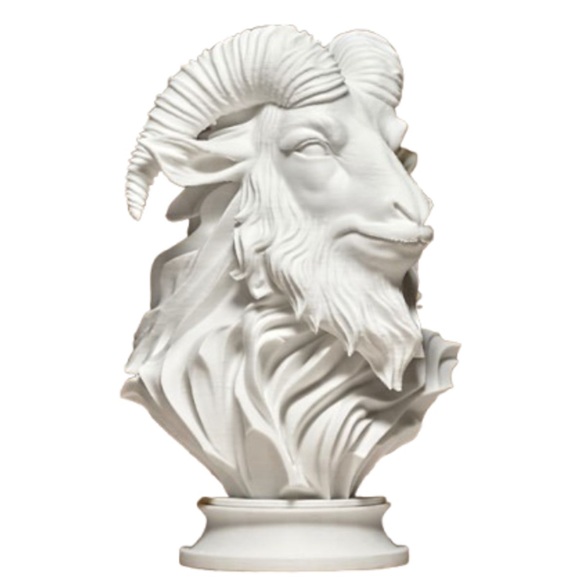 GENERICO - Elegante escultura de cabra - Figura decorativa