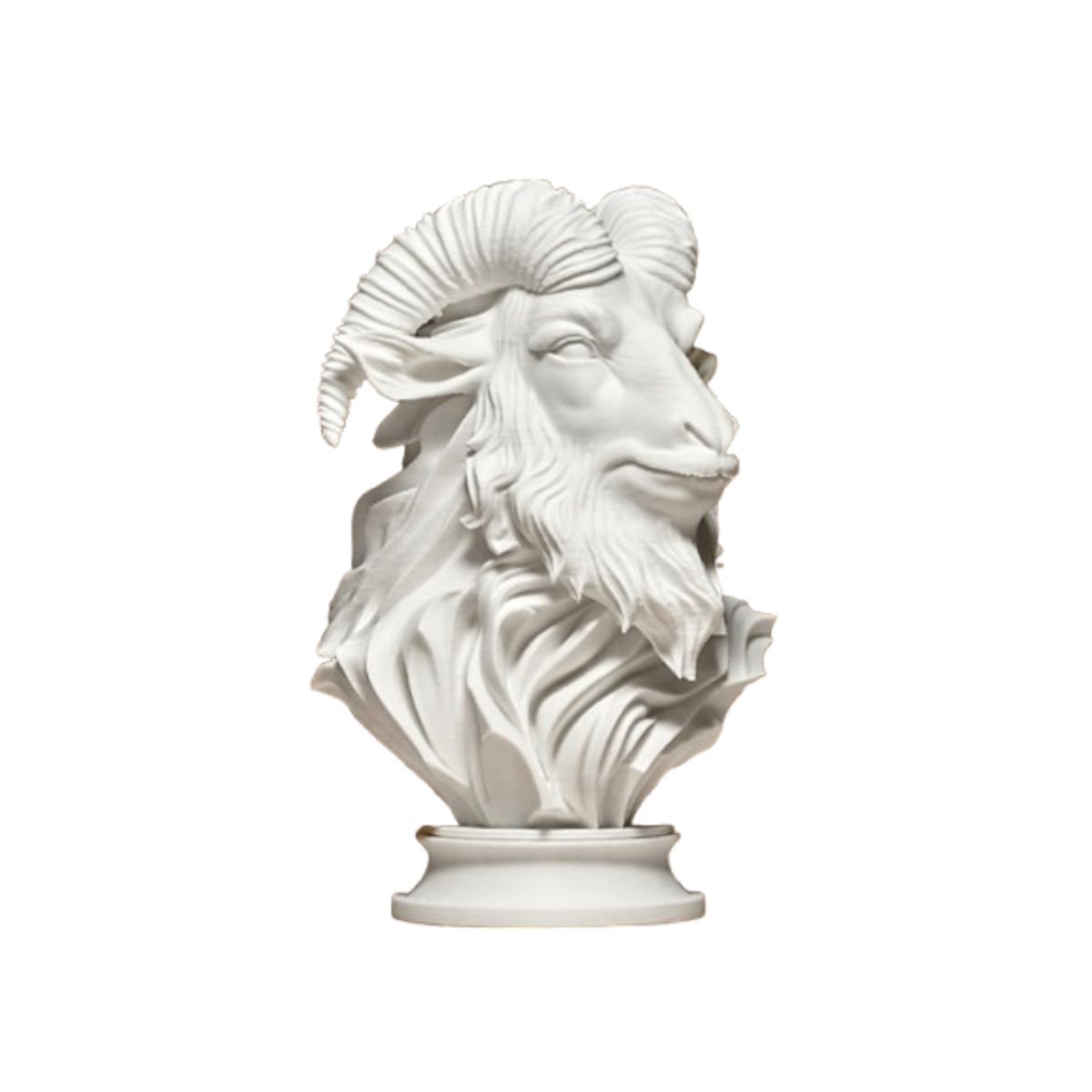 GENERICO - Elegante escultura de cabra - Figura decorativa