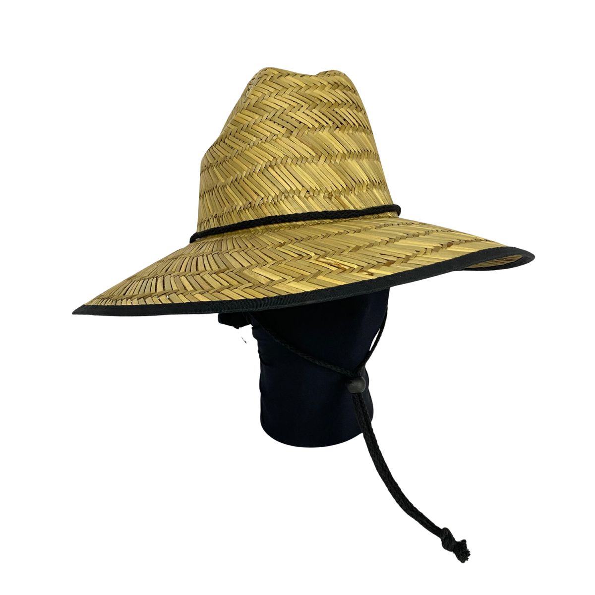 TRIPLE PLAY - Sombrero De Paja Unisex Con Tira Ajustable Protección Solar