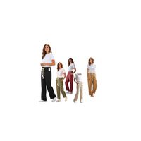 Pack 3 Pantalones Palazos Mujer Con Cordel Colores Surtidos