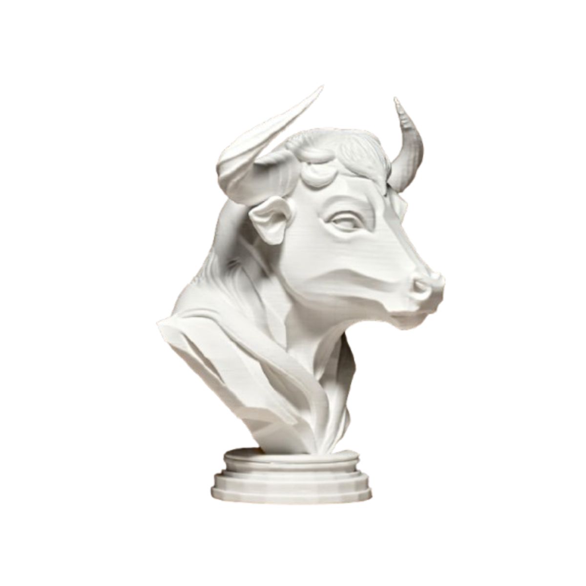 GENERICO - Elegante escultura de toro - Figura decorativa