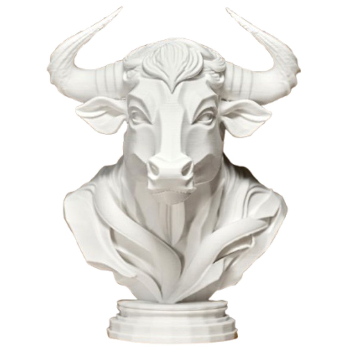 GENERICO - Elegante escultura de toro - Figura decorativa