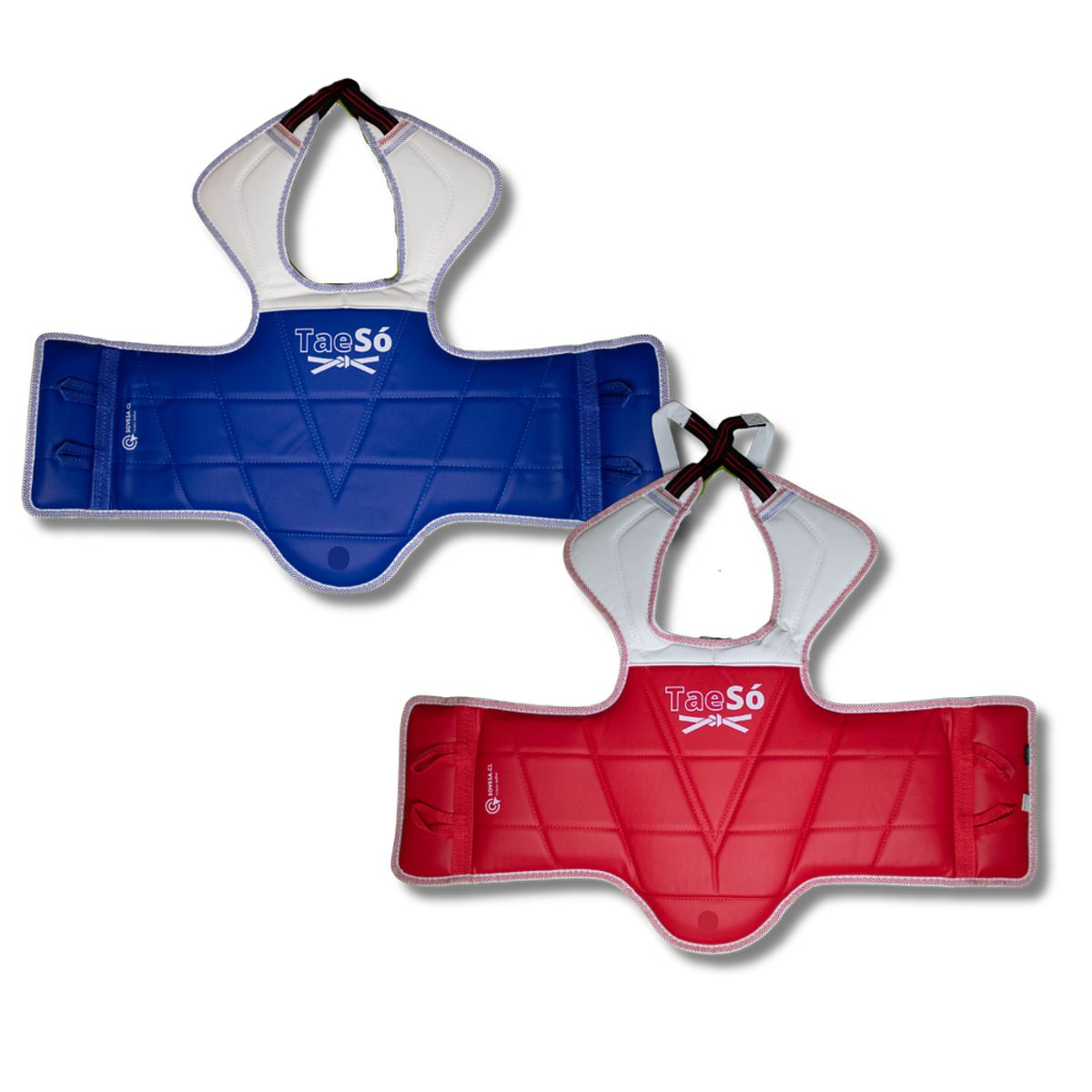 GENERICO - Pechera Taekwondo WT Reversible TaeSó TALLA 2