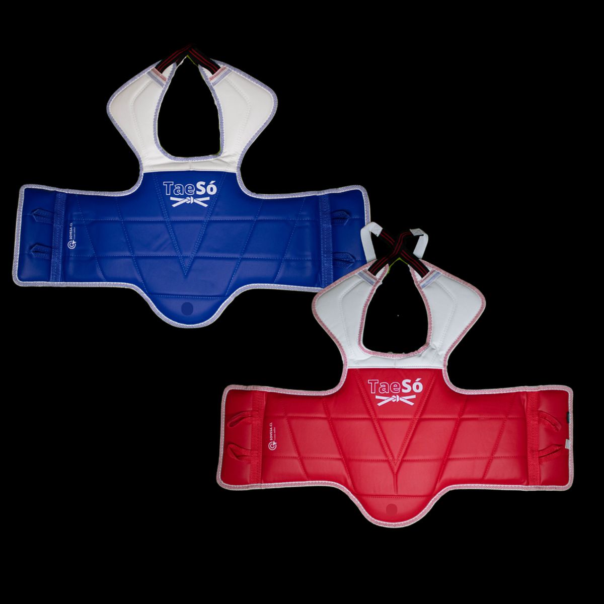 GENERICO - Pechera Taekwondo WT Reversible TaeSó TALLA 3