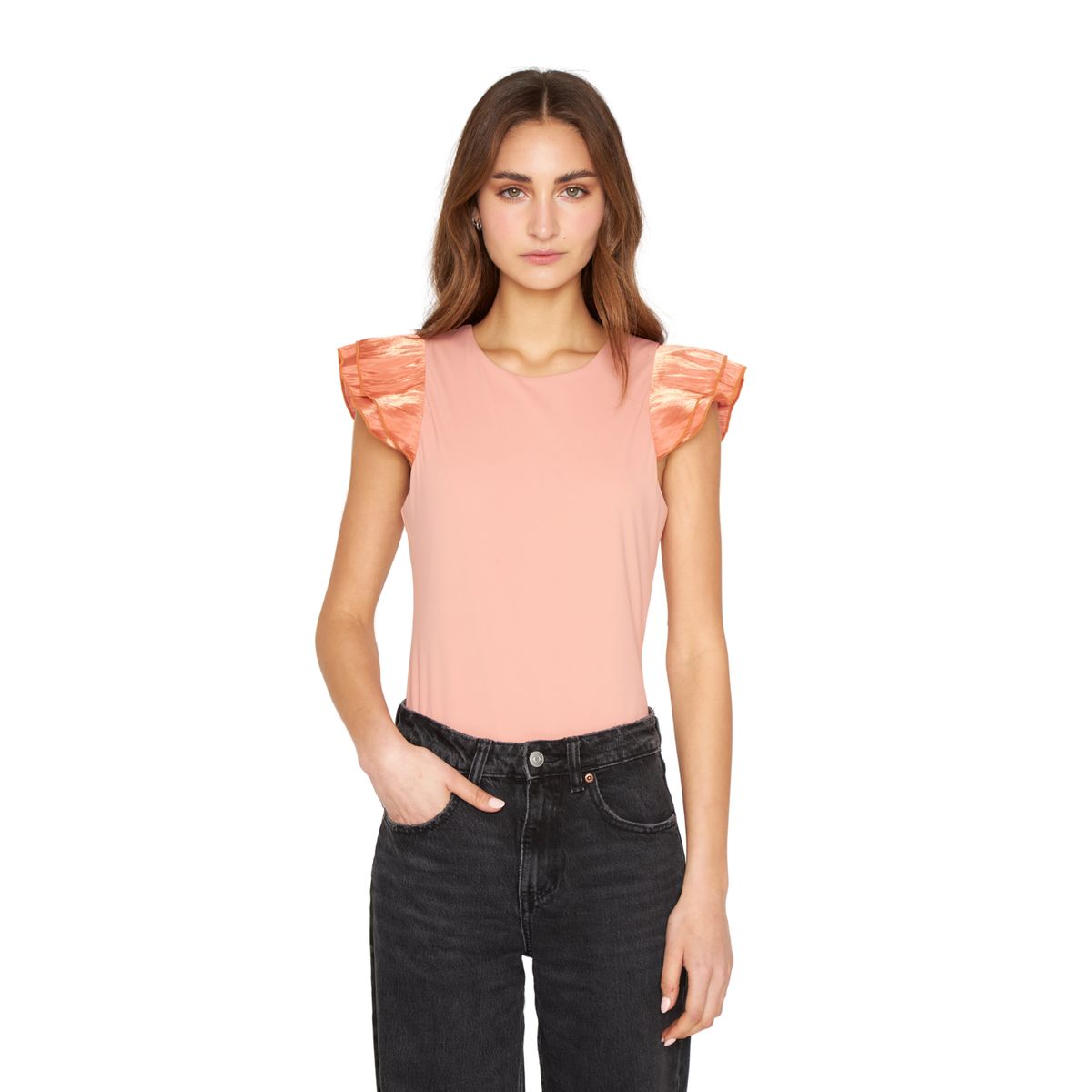 JACINTA TIENDA - Body Olimpia Verano Bright terracota Jacinta Tienda