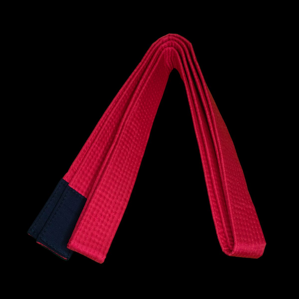 GENERICO - Cinturón Artes Marciales 300 cms colores TaeSó ROJO PUNTA NEGRA