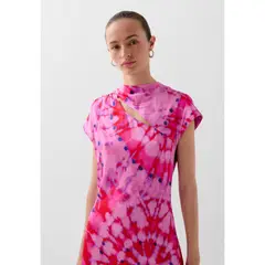 SCALPERS - VESTIDO TIE DYE ABERTURAS