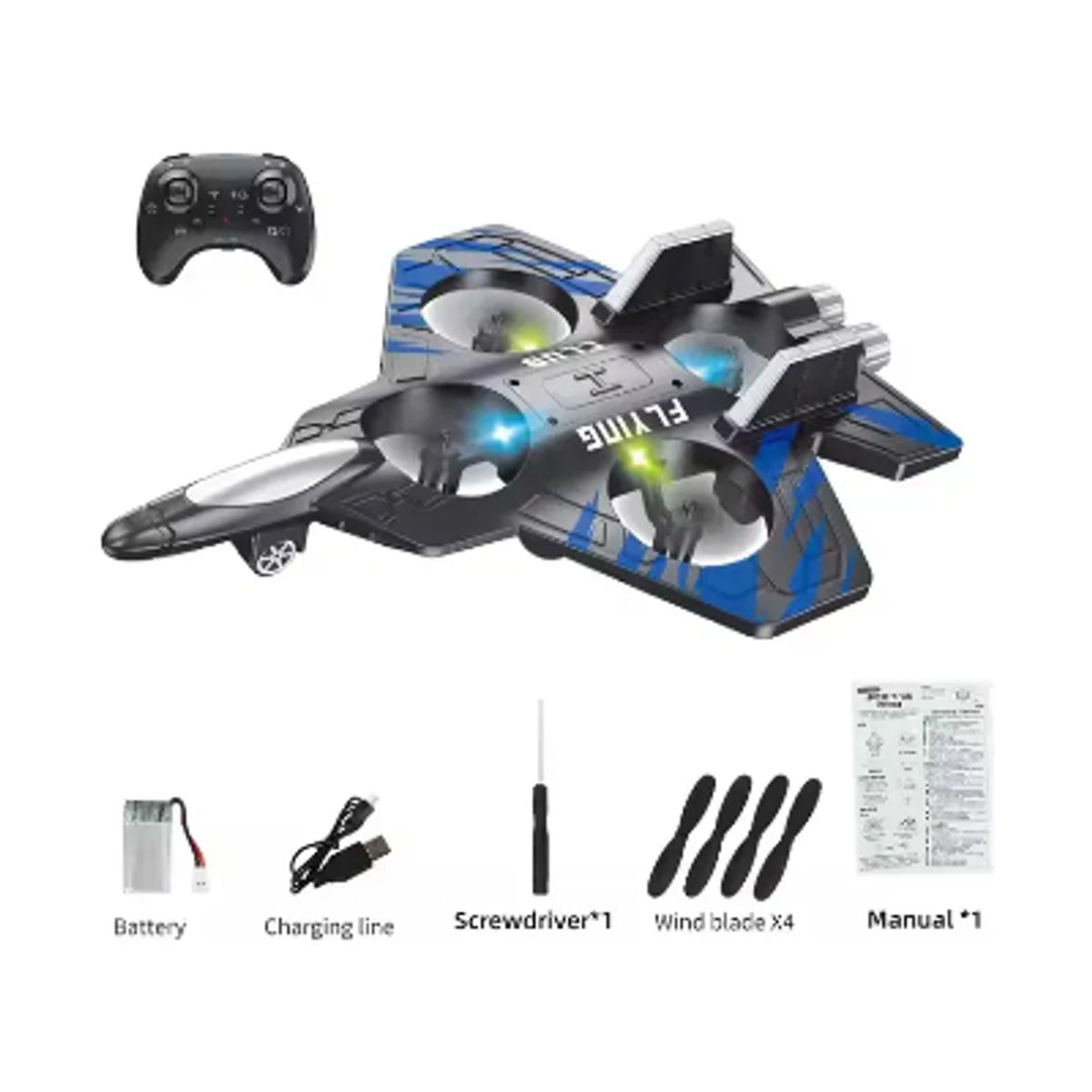 GENERICO - Avión Juguete Con Control Remoto 2518cm Variados Variado Avion