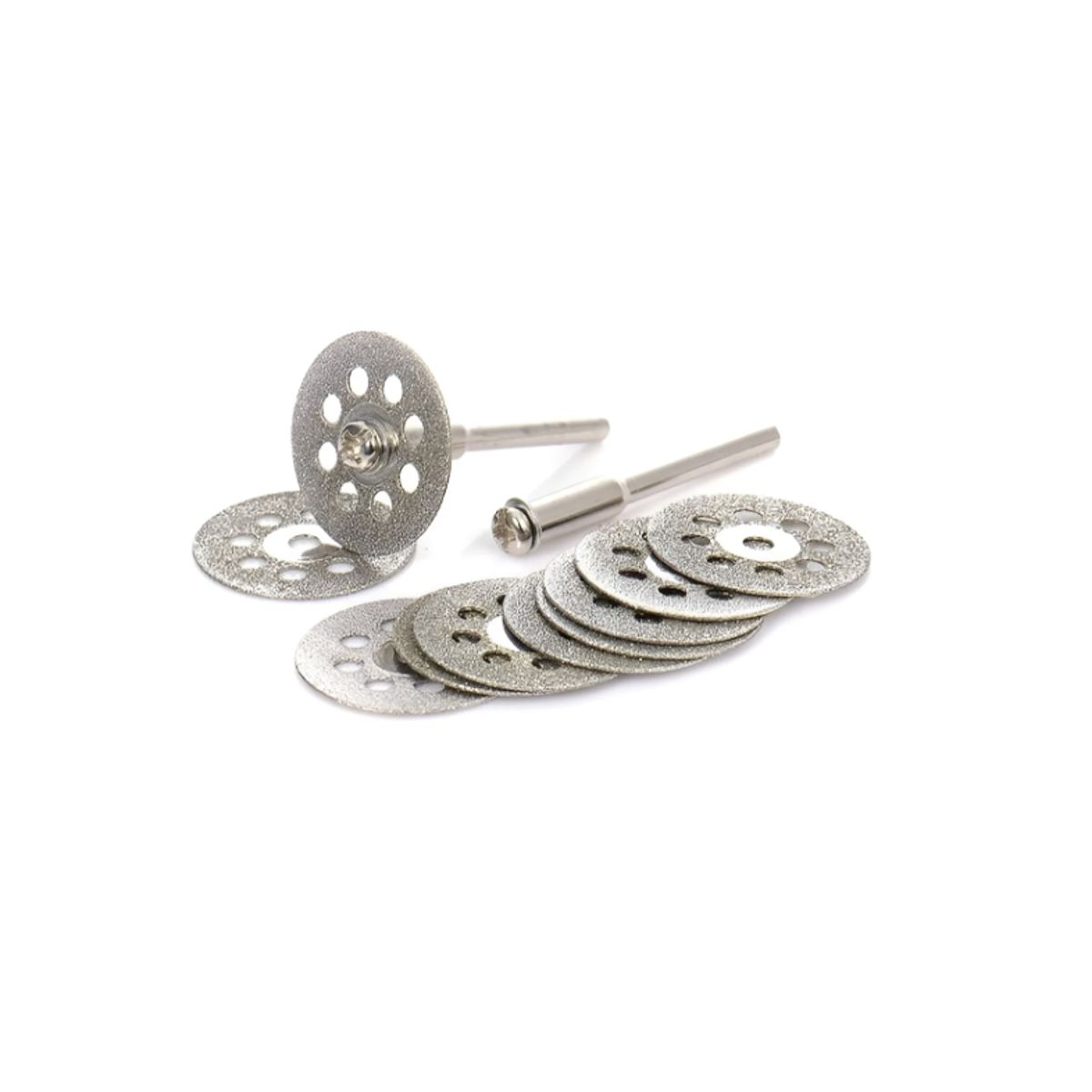 GENERICO - 10 Discos 22mm Corte Diamante Abrasivos Herramienta Rotativa