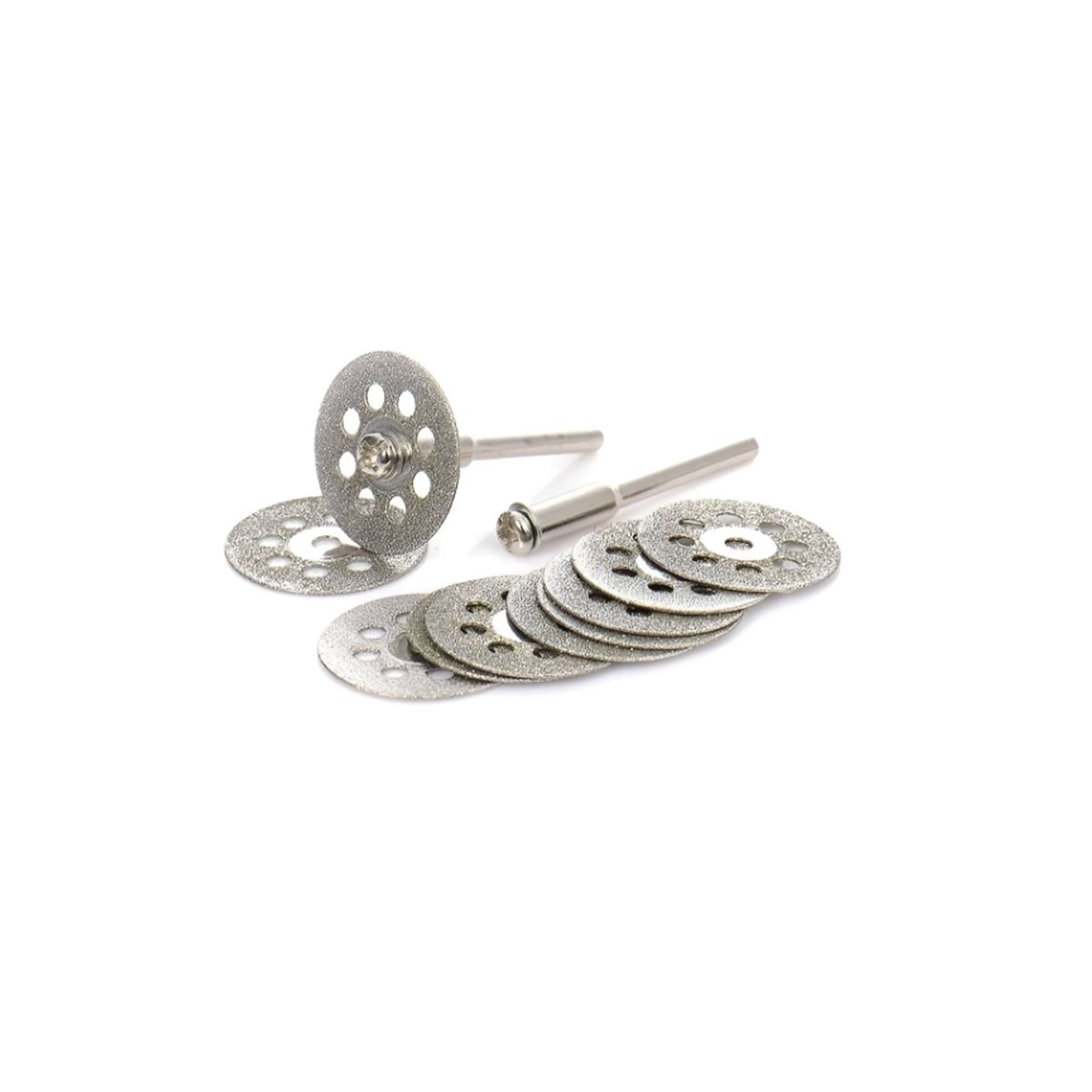GENERICO - 10 Discos 22mm Corte Diamante Abrasivos Herramienta Rotativa