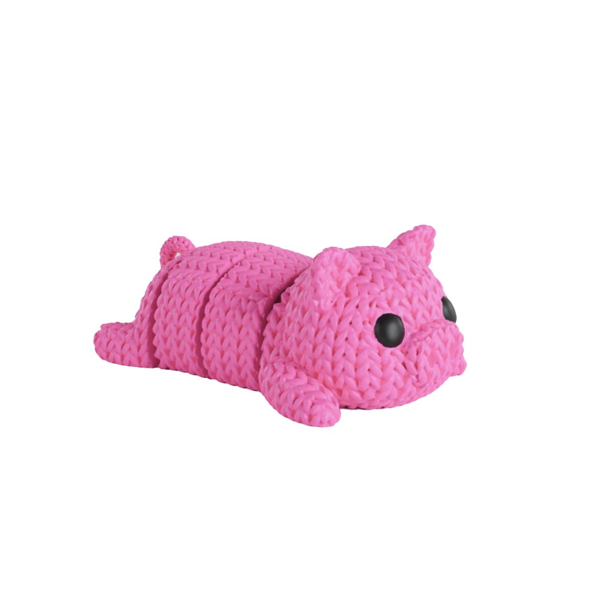 GENERICO - Llavero Flexible de Cerdo Tejido