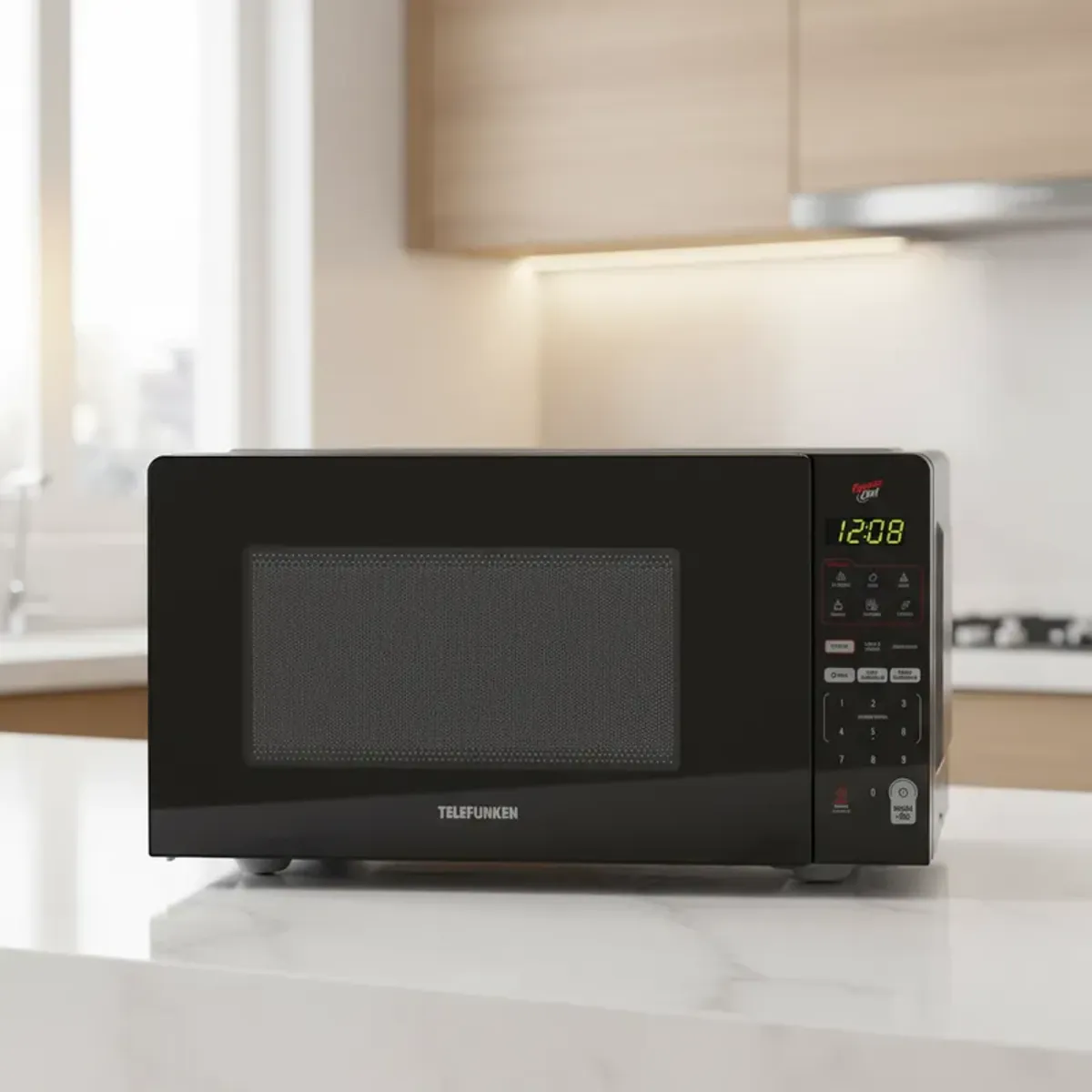 TELEFUNKEN - HORNO MICROONDAS 26L NEGRO MARCA TELEFUNKEN