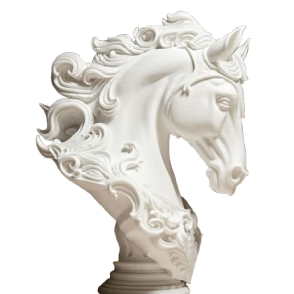 GENERICO - Elegante escultura de caballo - Figura decorativa