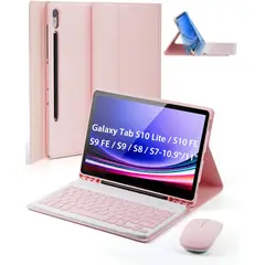 PUREPOWER - Funda Teclado de Español Ñ para Samsung S10Lite y S10FE y S9FE S9 S8