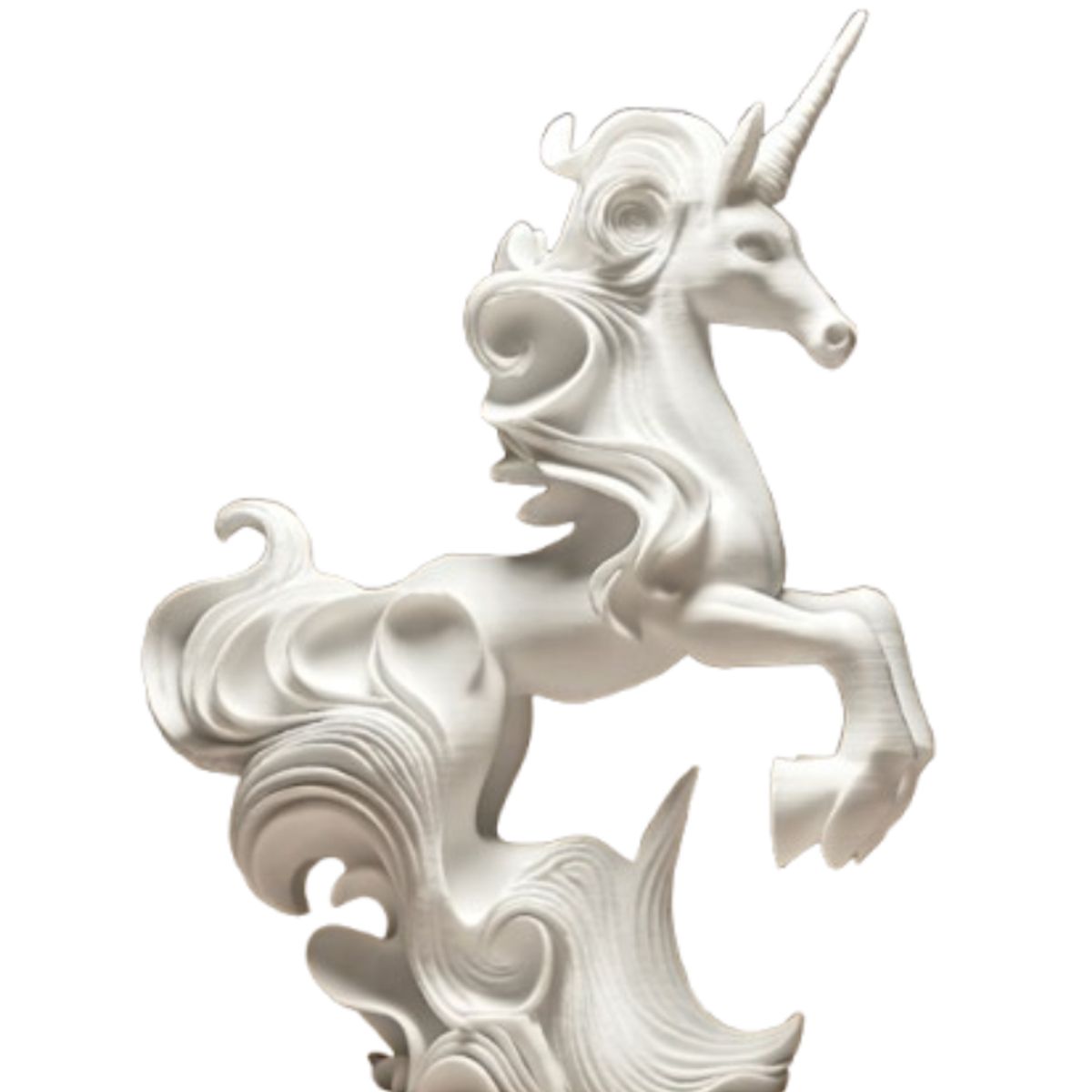 GENERICO - Escultura Elegante de Unicornio - Figura decorativa