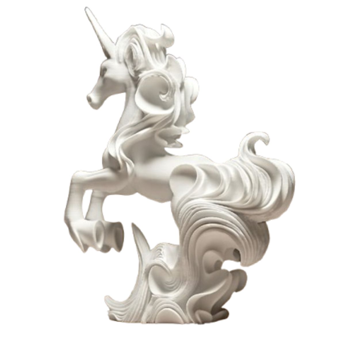 GENERICO - Escultura Elegante de Unicornio - Figura decorativa