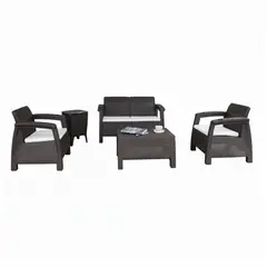 QRUBBER - Juego terraza con Cooler table Modelo Comfort MQ
