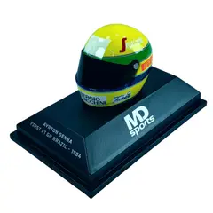 FORMULA 1 - Casco Ayrton Senna 1984 GP Brazil Minichamps 1:8