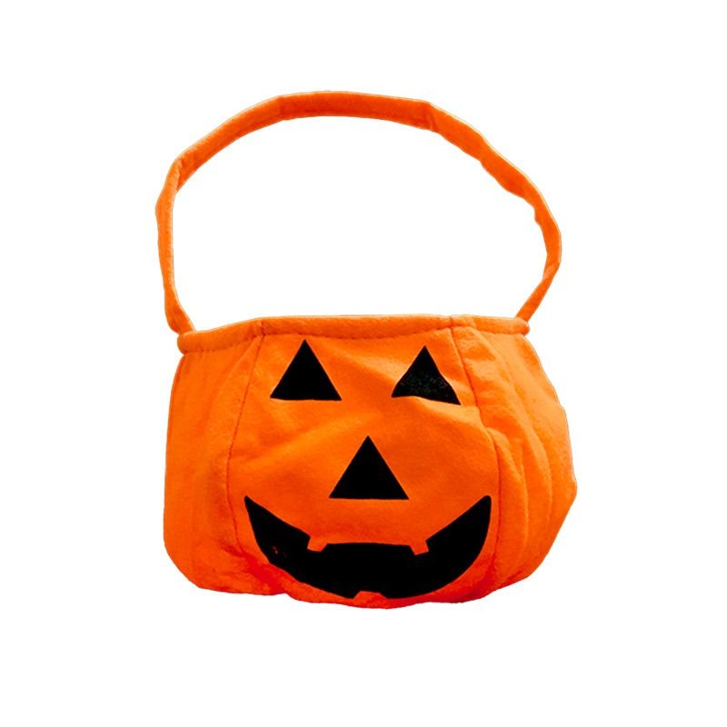 GENERICO - PACK BOLSA PARA DULCES - DISEÑO CALABAZA 20X35 CMS X12 UNI