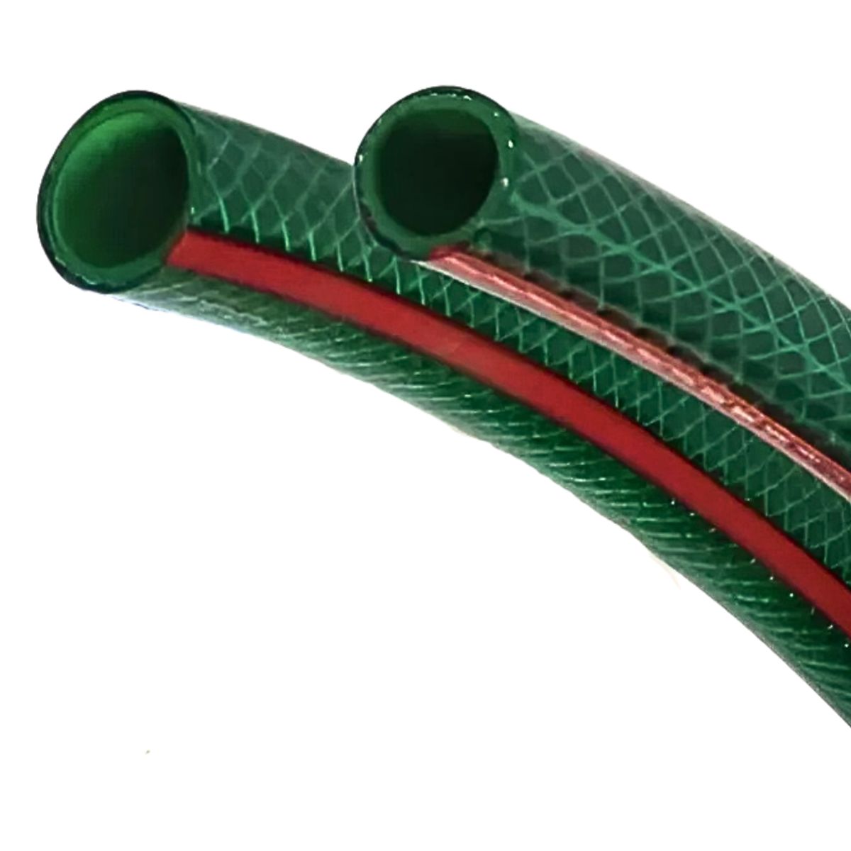 HOFFENS - Kit Manguera + Accesorios 12 10Mts Enmallada Verde HOFFENS