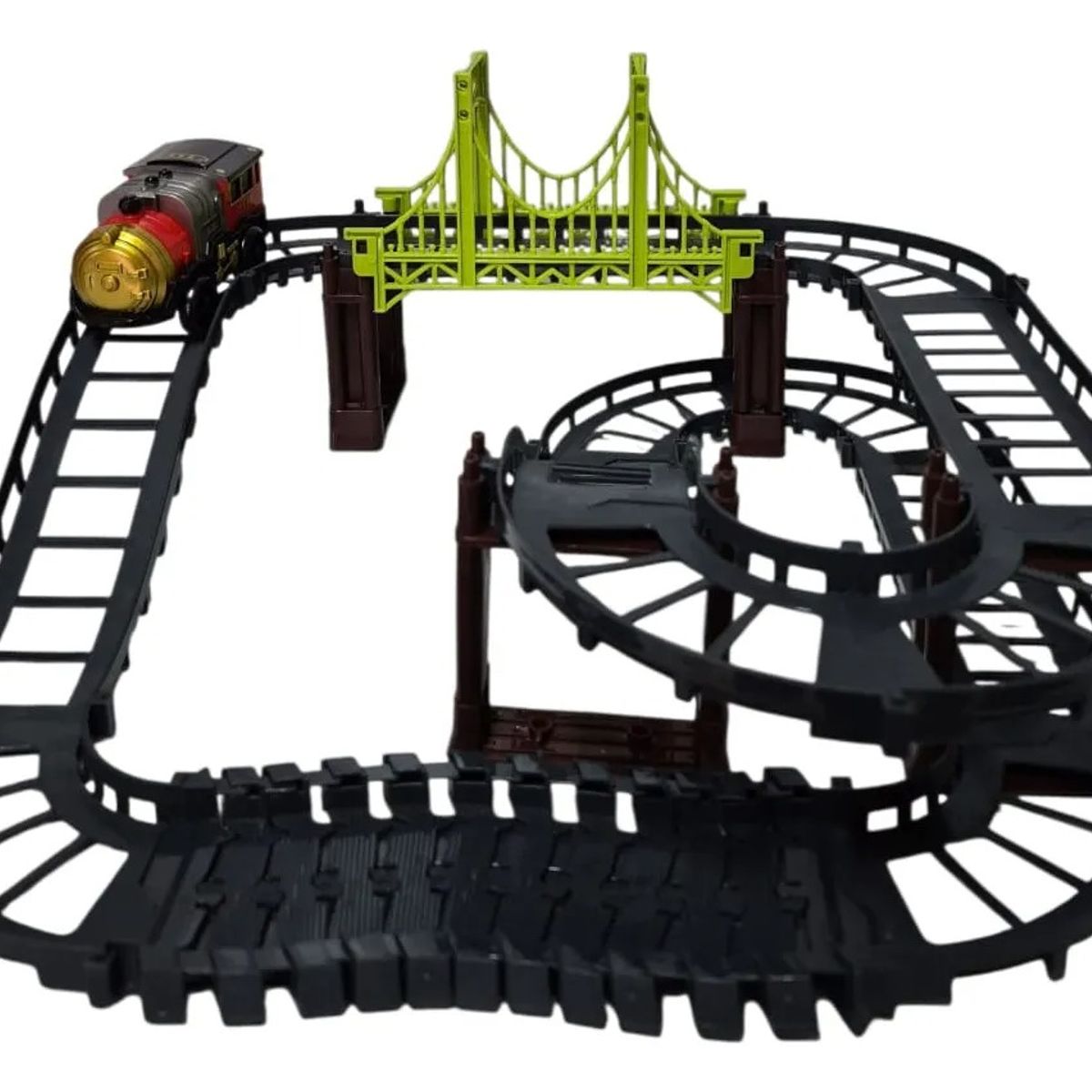 GENERICO - Pista de tren eléctrico Armable Clásico