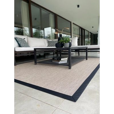 Imagen 2 del producto Alfombra Vinílica Lavable Palma Borde Negro 200x300