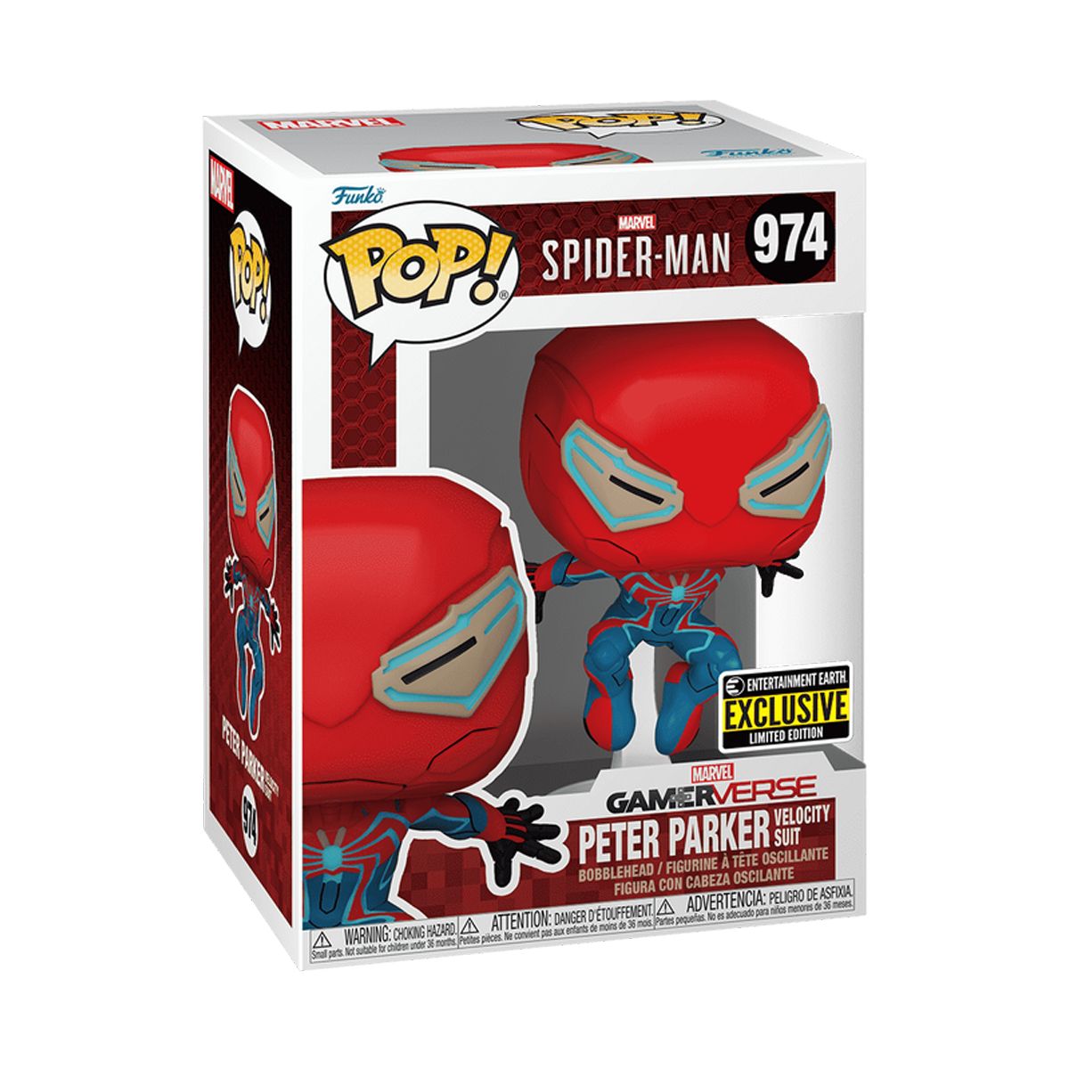 FUNKO - Funko Pop Peter Parker Velocity Suit 974