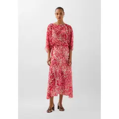 SCALPERS - FALDA ESTAMPADA VOLANTES