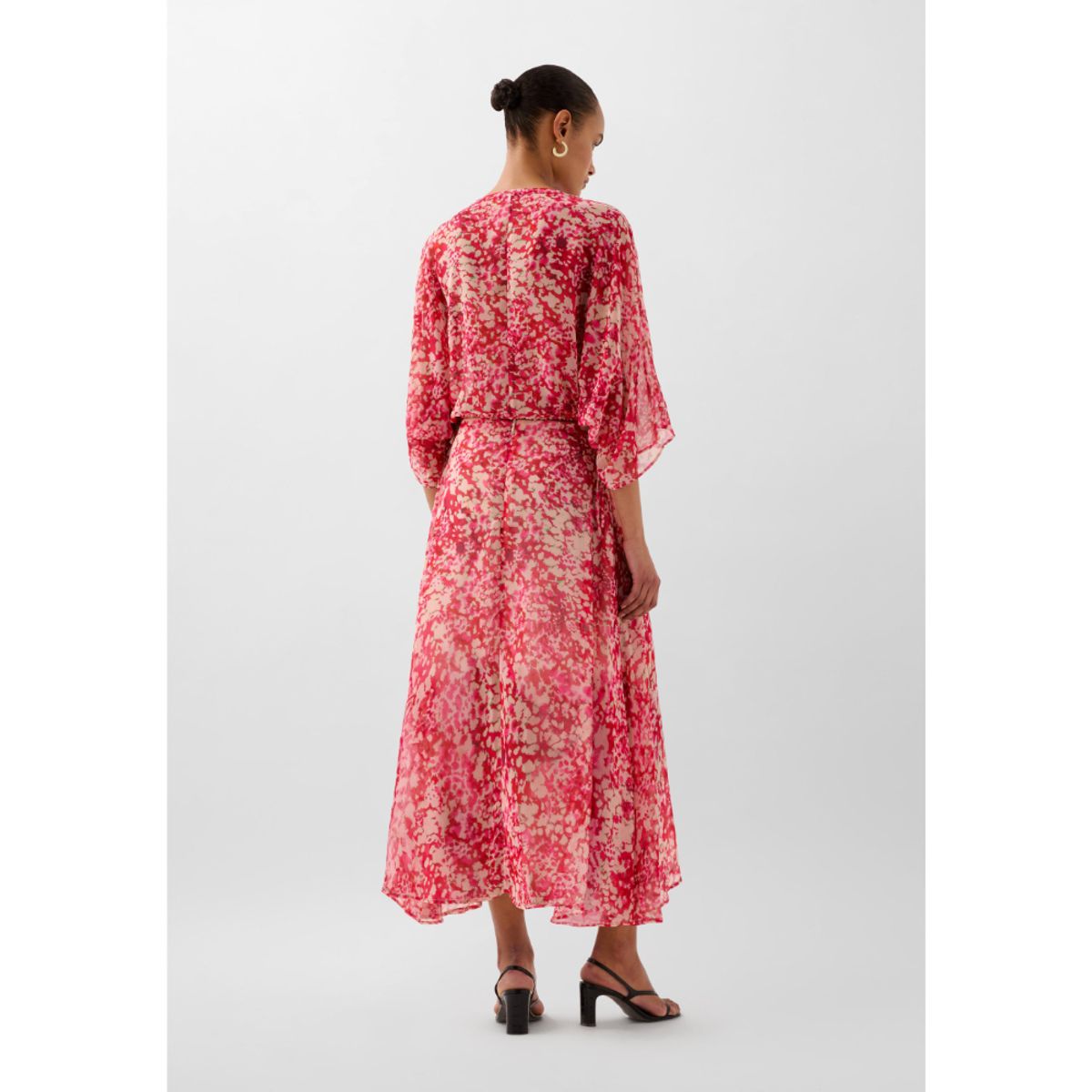 SCALPERS - FALDA ESTAMPADA VOLANTES