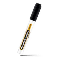 METALFER - Marcador Paint Oleo Negro