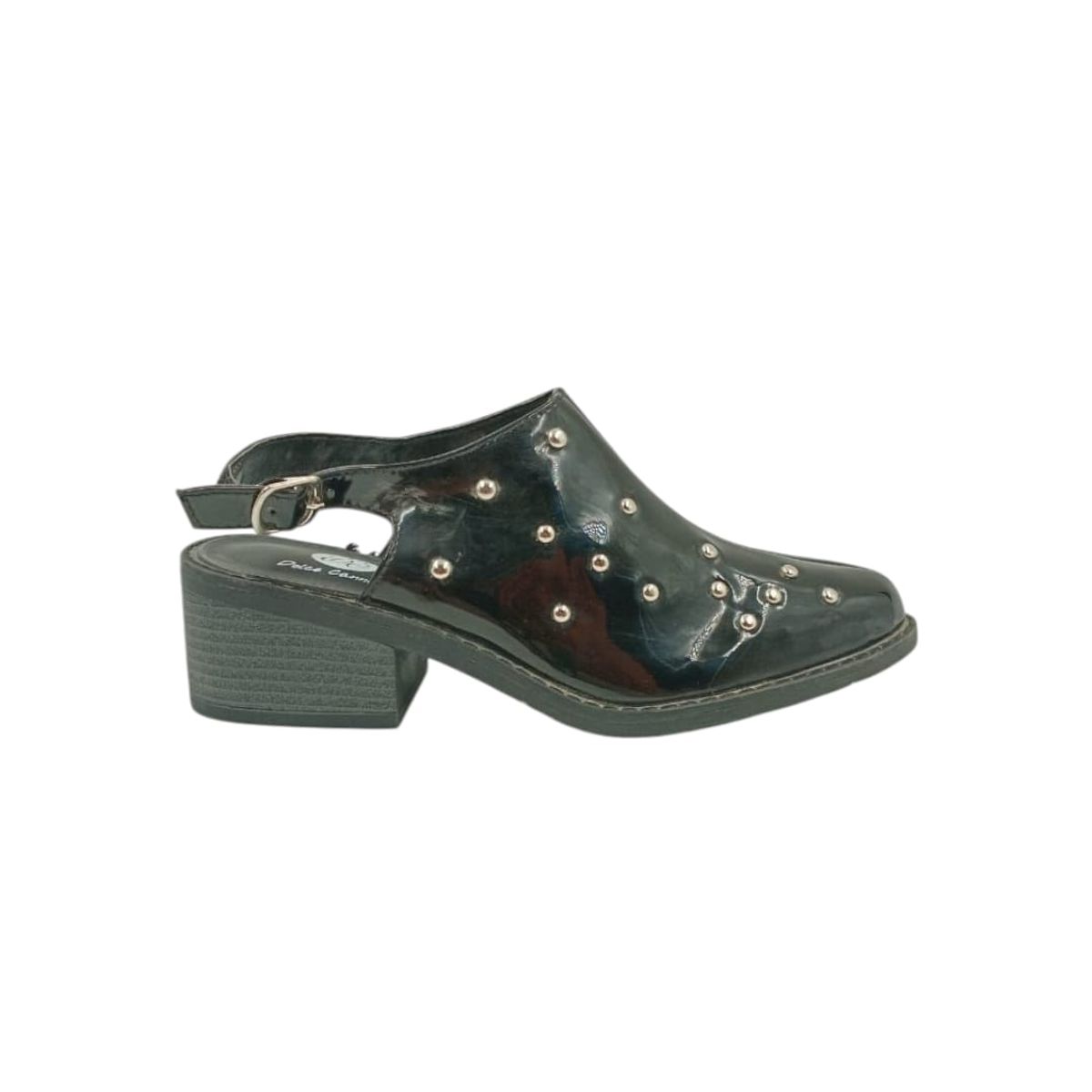 HERIEL - Zapato Negro Tachas Charol