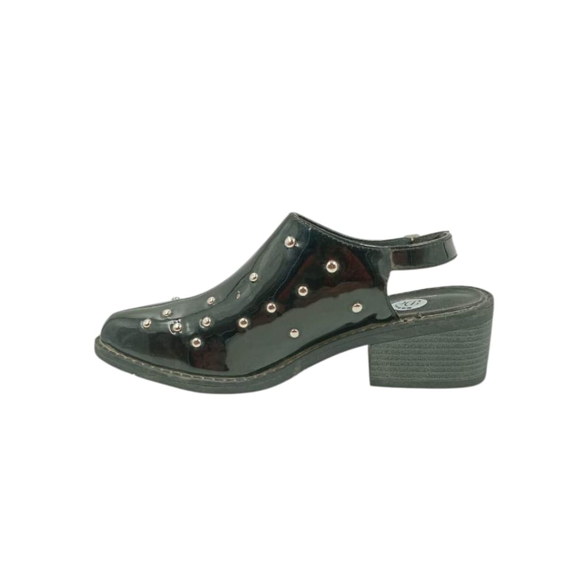 HERIEL - Zapato Negro Tachas Charol