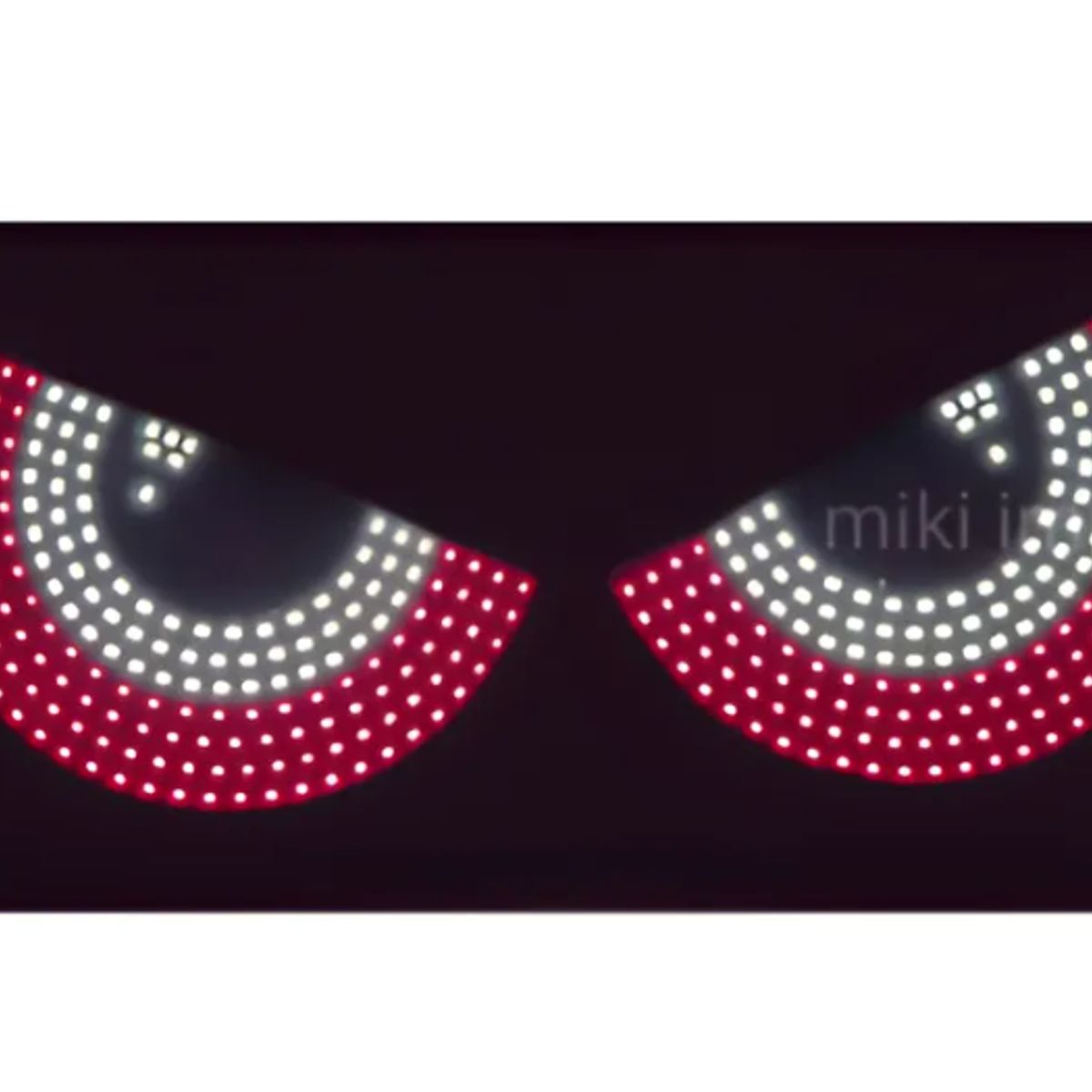 GENERICO - Ojos Led Para Auto - Camioneta Con Luz Rgb Y Conexión Usb