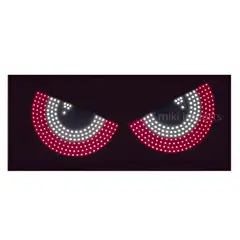 GENERICO - Ojos Led Para Auto - Camioneta Con Luz Rgb Y Conexión Usb