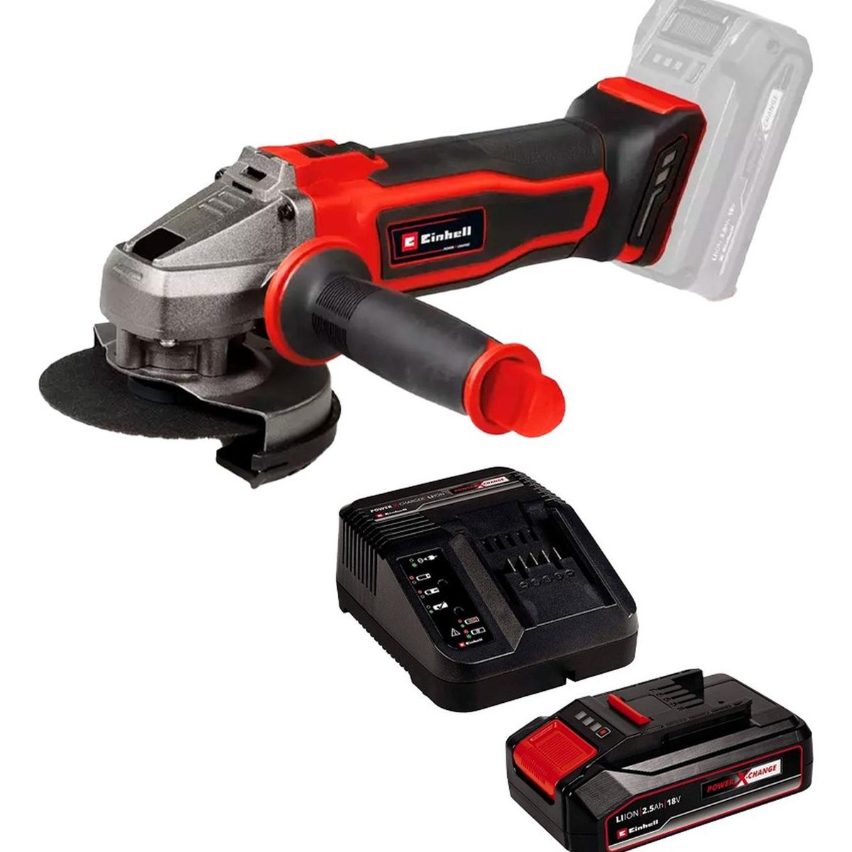 EINHELL - Kit Esmeril Inal. Einhell Te-ag 18/115-2 + Carg Y Bat 2,5 Ah