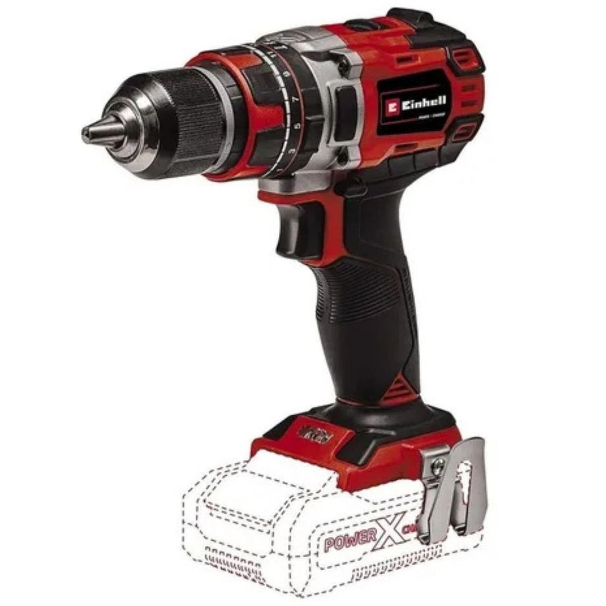 EINHELL - Kit Taladro Percutor Einhell Te-cd 1850 Li-i Brushless