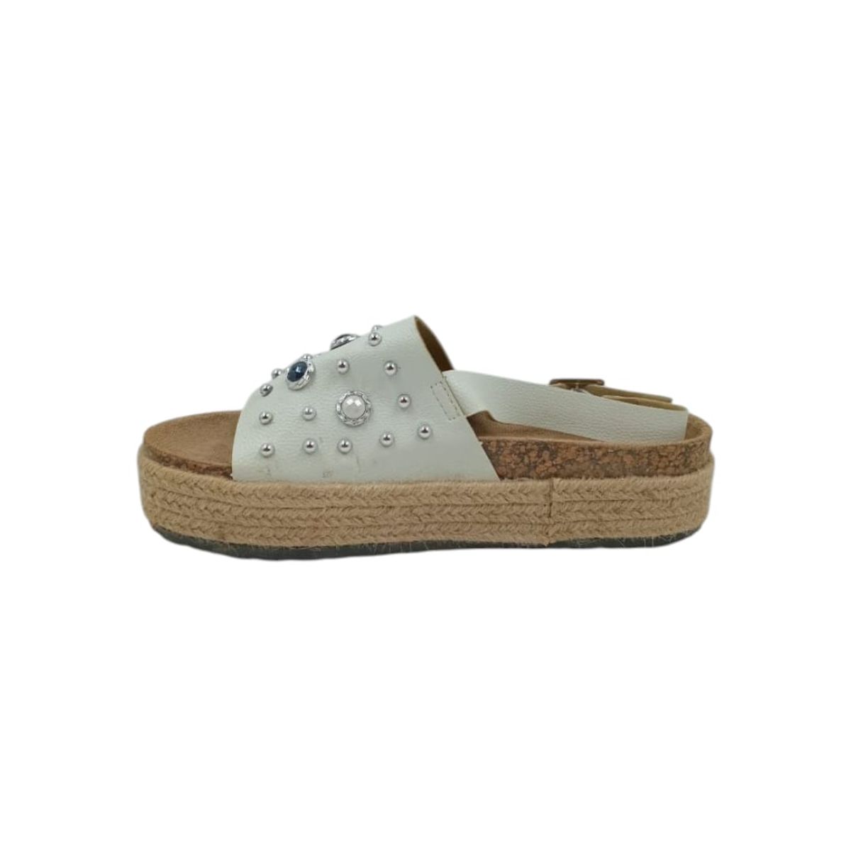 HERIEL - Sandalia Blanca Plataforma