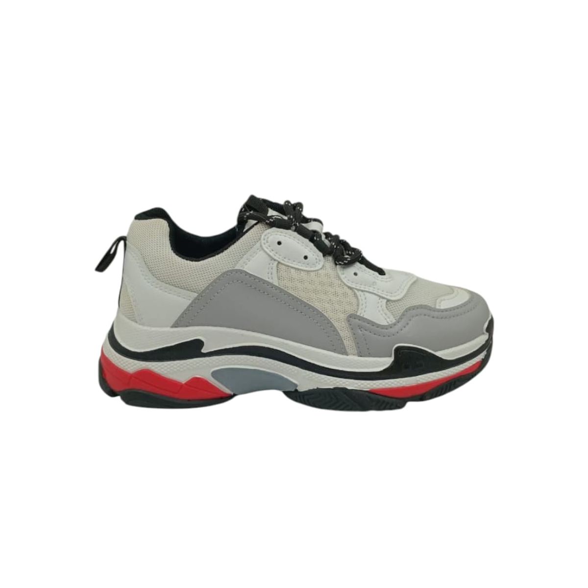 HERIEL - Zapatilla Blanca Plataforma Mujer