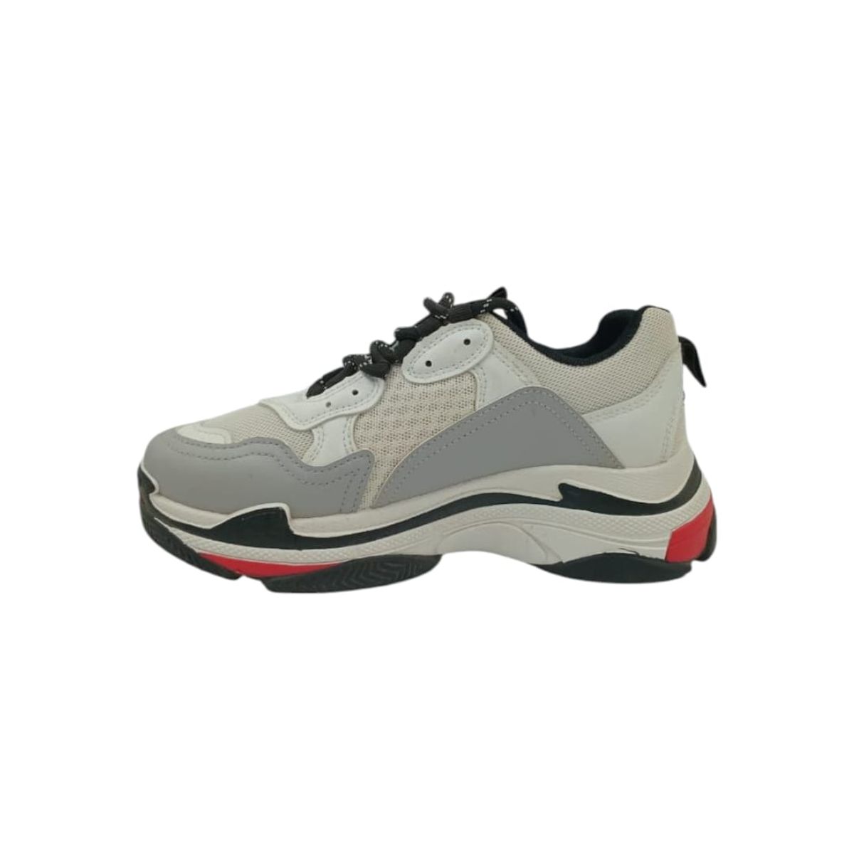 HERIEL - Zapatilla Blanca Plataforma Mujer