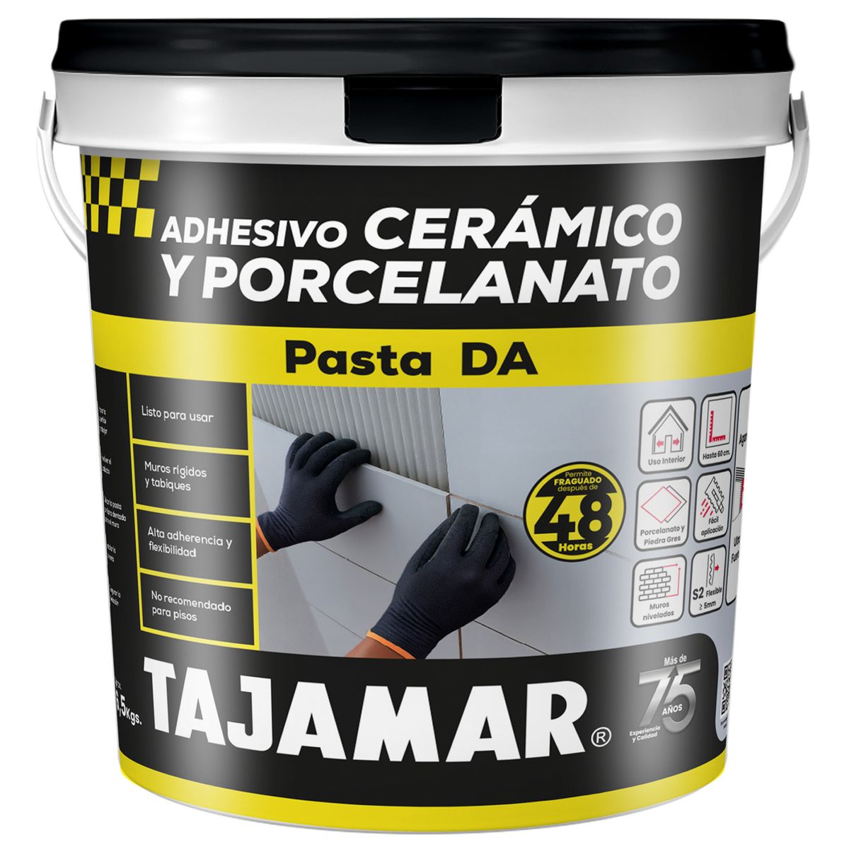 TAJAMAR - Adhesivo Cerámico y Porcelanato en Pasta DA Galón
