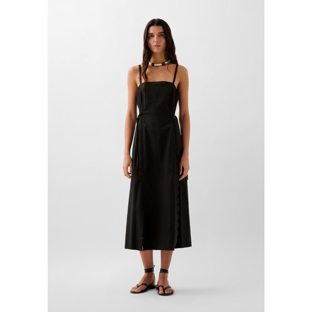 SCALPERS - VESTIDO ABERTURA LAZOS