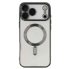 JOIGO - Carcasa Para iPhone 17 Pro Bordes Compatible con Magsafe Negro