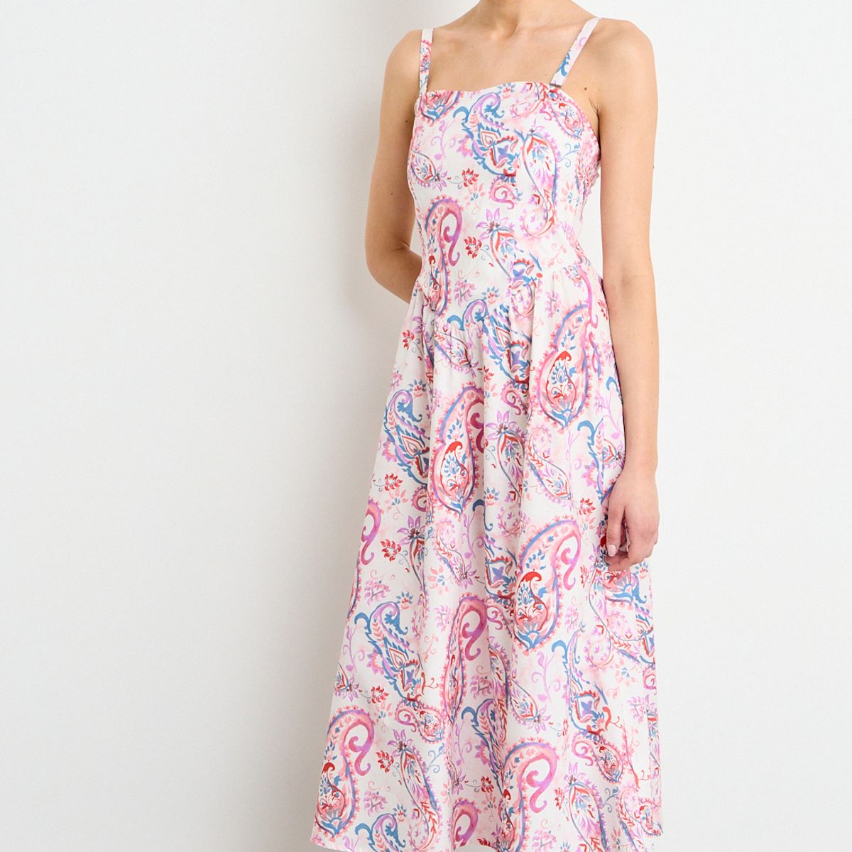 IO - Vestido Largo Fantasia Mujer Crudo Io