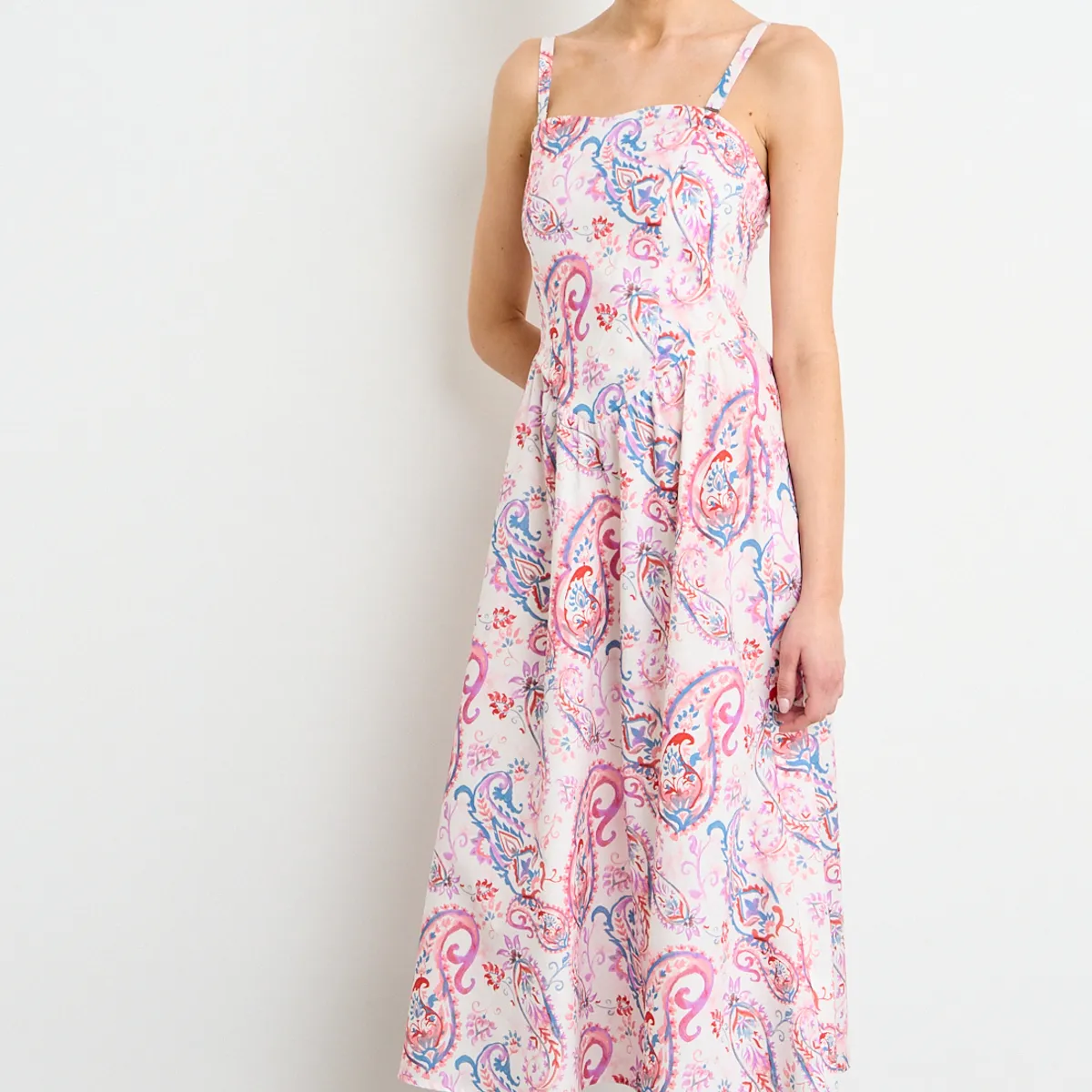 IO - Vestido Largo Fantasia Mujer Crudo Io