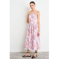 Vestido Largo Fantasia Mujer Crudo