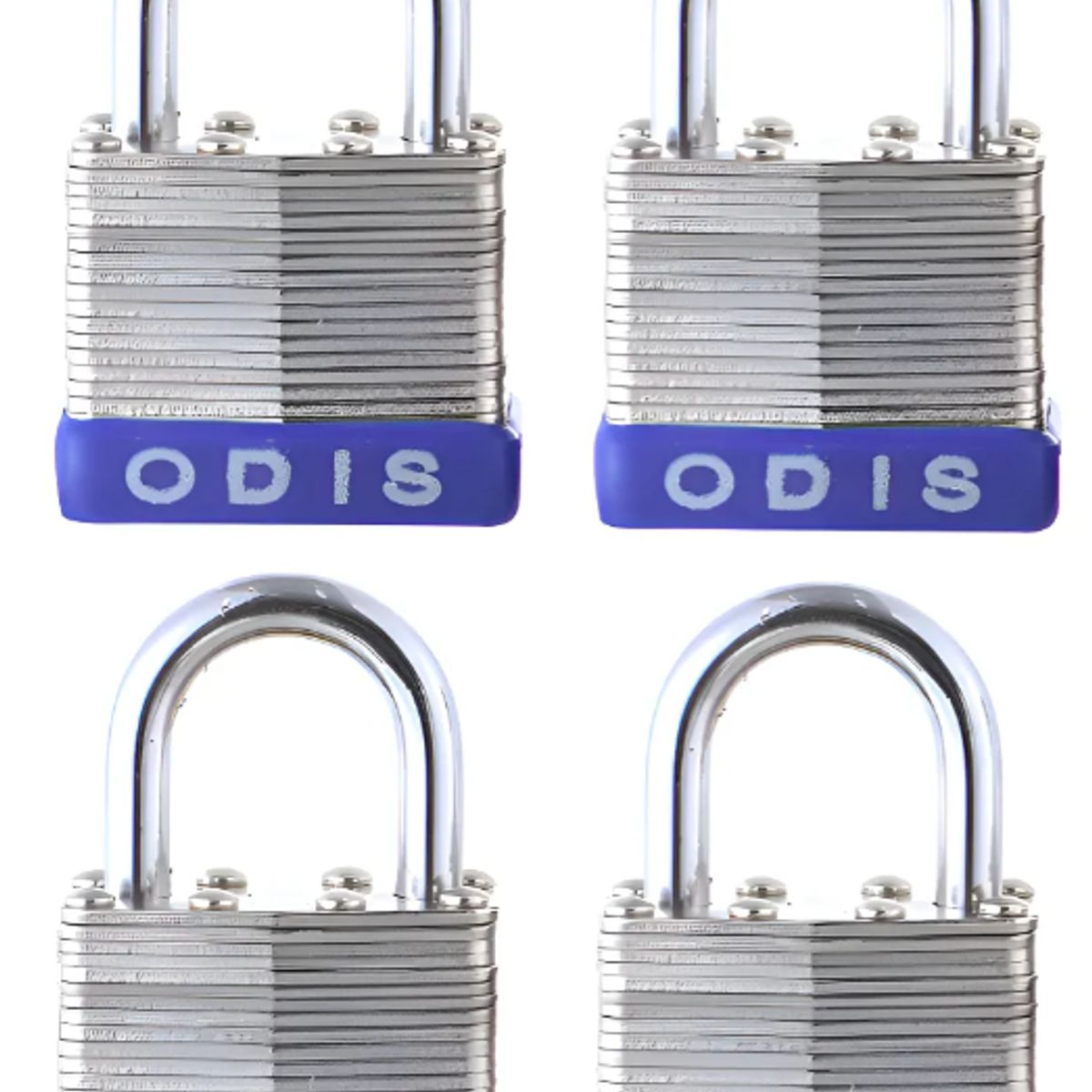 ODIS - Pack 4 Candados Laminado Odis 40mm - Llaves Iguales