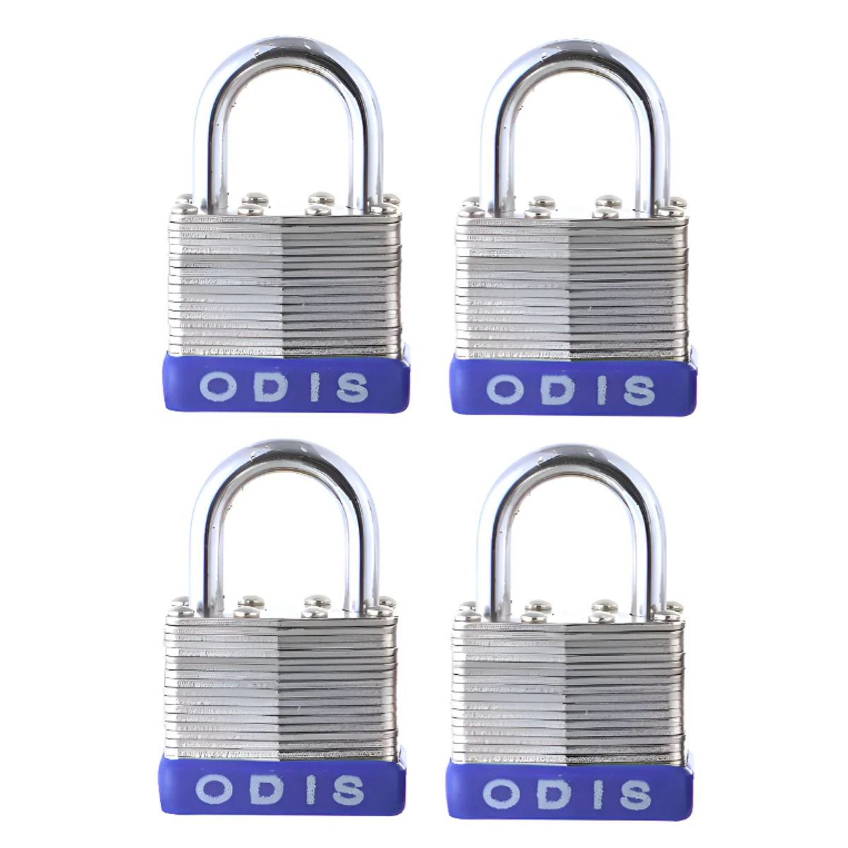 ODIS - Pack 4 Candados Laminado Odis 40mm - Llaves Iguales