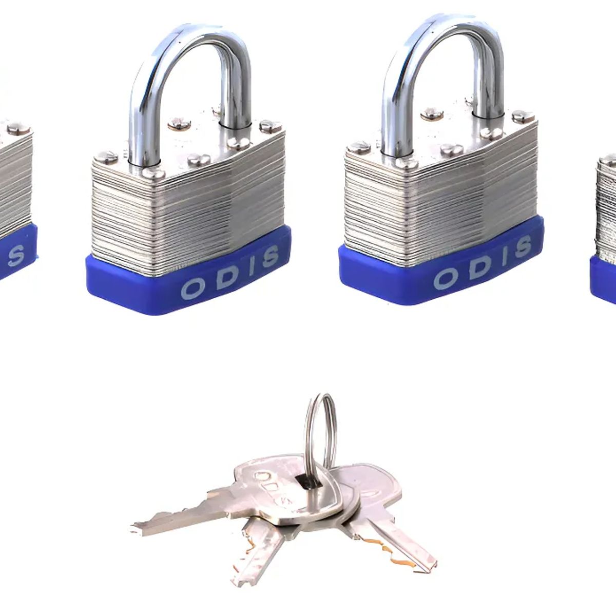 ODIS - Pack 4 Candados Laminado Odis 40mm - Llaves Iguales