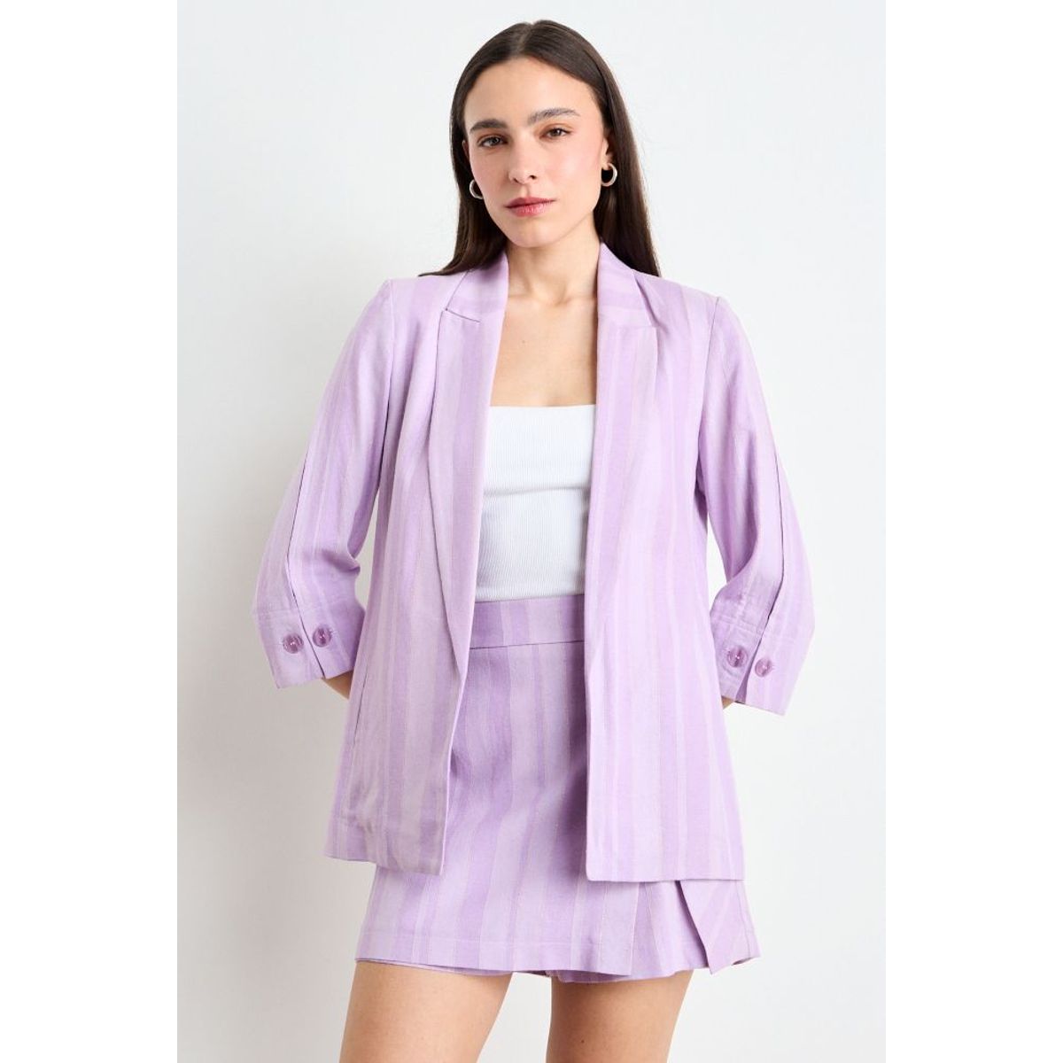 IO - Blazer Fantasia Mujer Morado Io