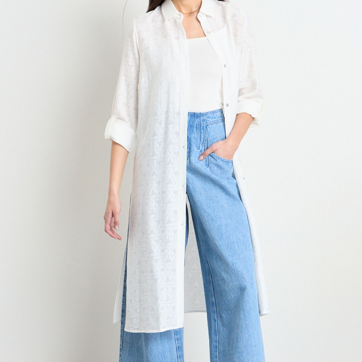 IO - Tapado Liso Mujer Crudo Io